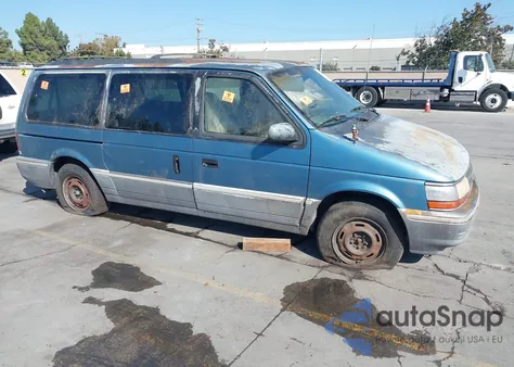 1992 Plymouth Grand Voyager Le from USA, damaged, VIN 1P4GH54R4NX252888